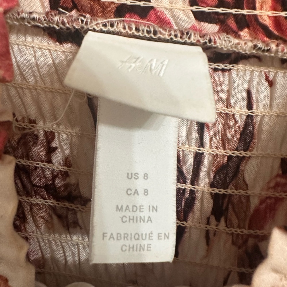 H&M Multicolored Smocked Maxi Dress - Picture 4 of 4